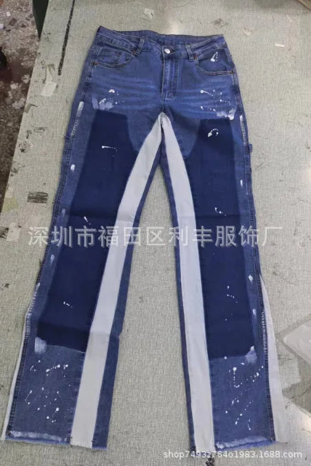 pantalon jean flare