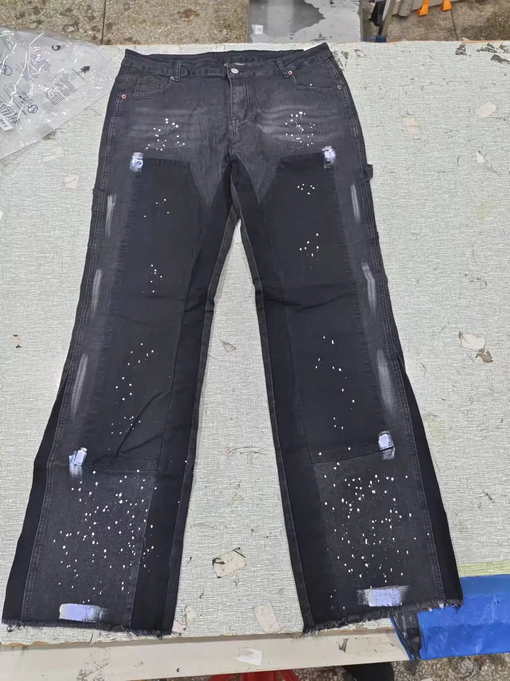 pantalon jean flare