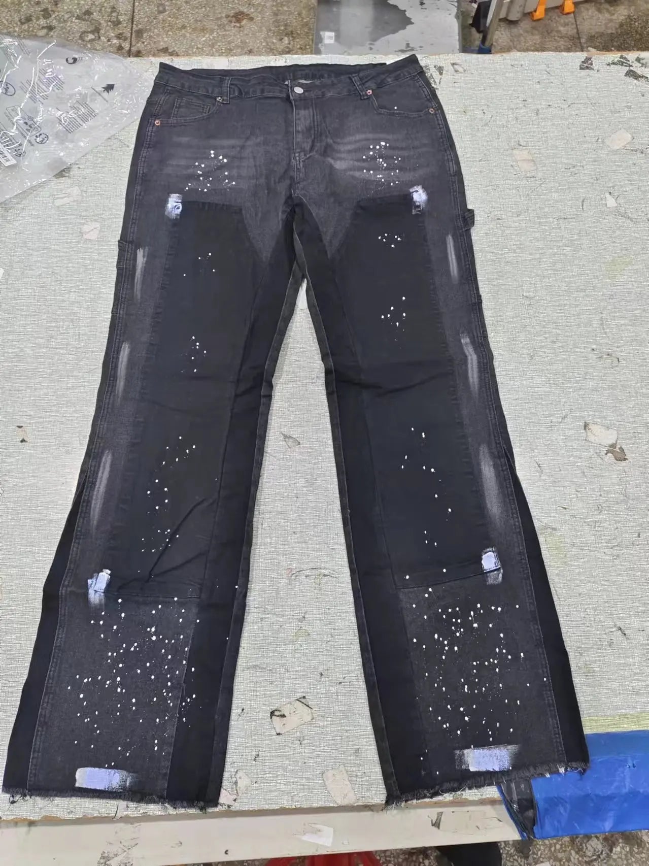 pantalon jean flare