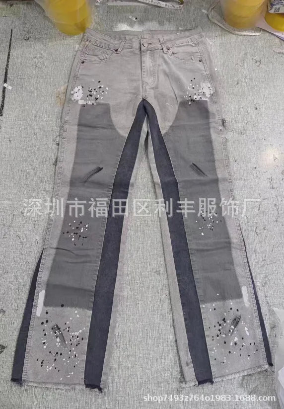 pantalon jean flare